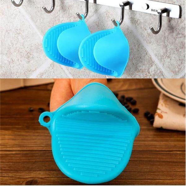 Best quality Pair of Silicon pot holder Gloves Silicone Heat Resistant Gloves hot pot holders Non Stick Anti-slip Pot Bowel Holder Baking Oven Mitts best Kitchen tool