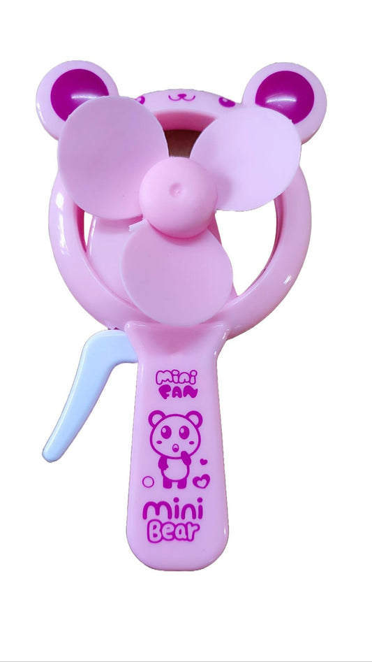 Cute Bunny Handheld Mini Fan – Portable Manual Cooling Fan for Kids & Travel