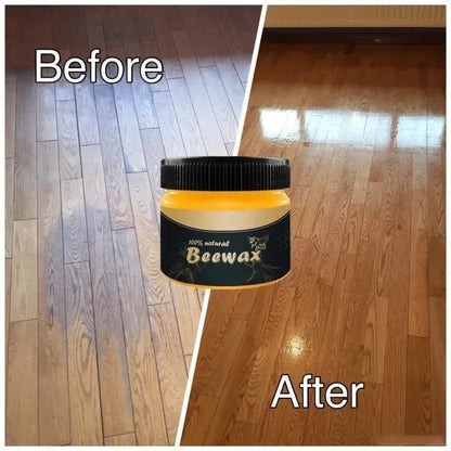 Beeswax Polish (PACK OF 2) ,Beewax Wood Polish and Cleaner for Furniture Care (85g) - 2 pcs