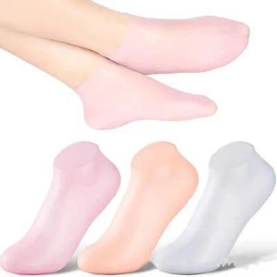 Silicone Gel Heel Pad Socks For Pain Relief And Anti Crack Heel 1 Pair Heel Cups Heel Guards Heel Protectors Heel Sleeves For Relieve Heel Pads Cushion Heel Pain, Heal Dry Cracked Heels, Achilles Tendinitis, For Men & Women