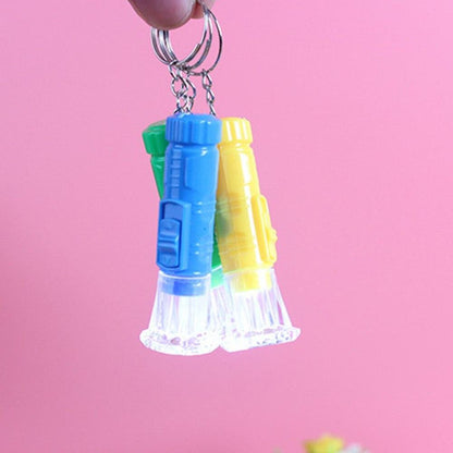 Mini Plastic Torch Portable LED Light Keychain