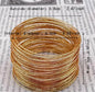 Lightweight and thin trending gold plated Bangles set prefect for daily and Party wear