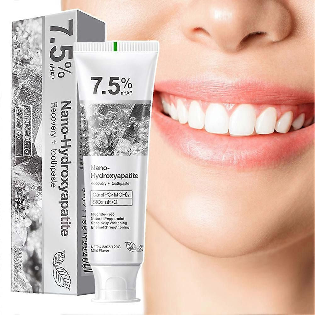 Nano Hydroxyapatite Toothpaste 7.5% nHAP – Teeth Repair, Whitening & Sensitivity Protection