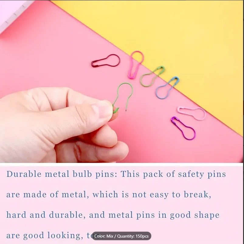 Colorful Coilless Safety Bulb Pins