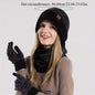 3 PCS Winter Hat & Scarf Set for Women & Men