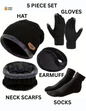 Winter Hat & Scarf Set for Women – High Elasticity, Thickened Warm Knit Beanie