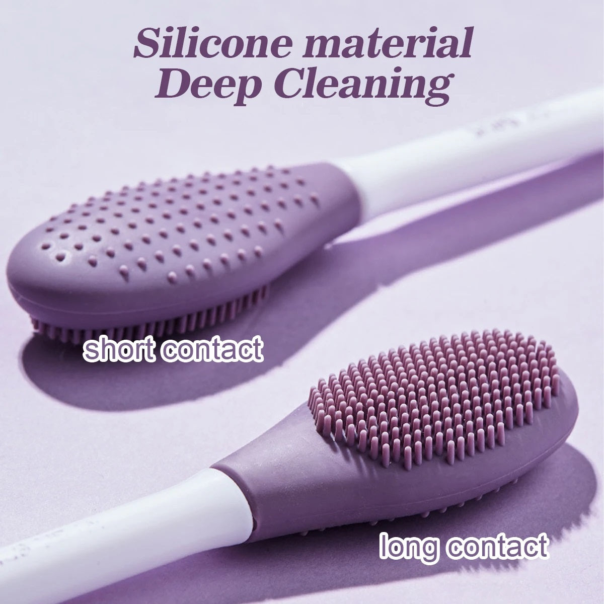 Silicone Double Head Mask Brush, Silicone Face Wash Brush