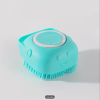 Silicone Bath Body Brush with Soap Dispenser