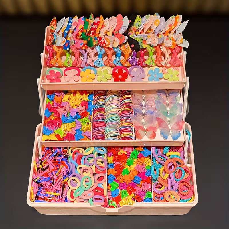 55pcs Multicolor Butterfly Hair Clips for -