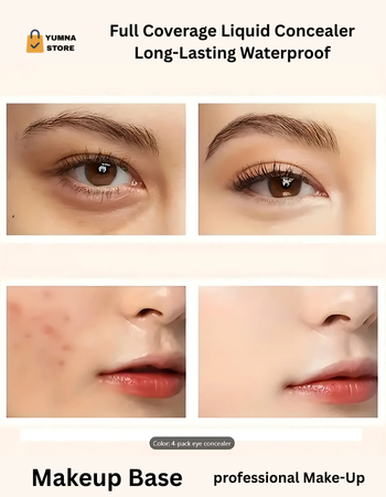 6-Color Matte Concealer – Waterproof, Long-Lasting, Lightweight & Oil-Control Formula