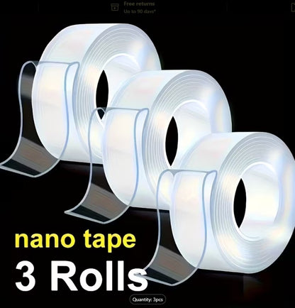 PACK OF 2 Washable Traceless Nano Adhesive Tape