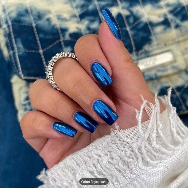 Diamond Acrylic Fake Nails Set