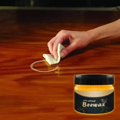 Beeswax Polish (PACK OF 2) ,Beewax Wood Polish and Cleaner for Furniture Care (85g) - 2 pcs