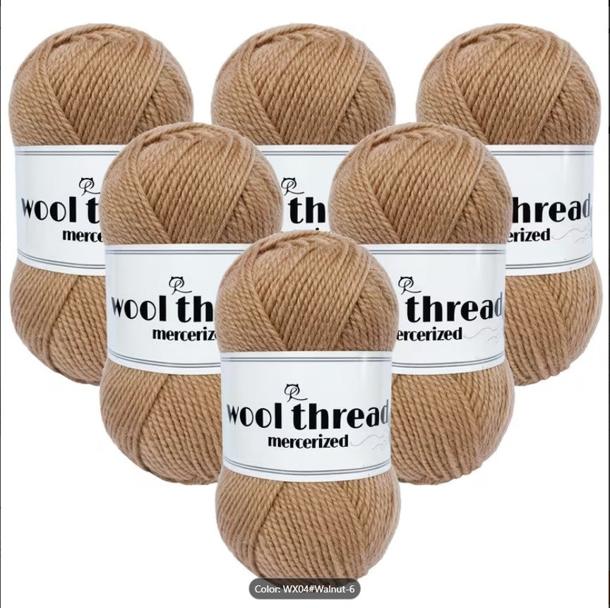 Premium Double Knit Wool Yarn - 4 Ply Soft Acrylic (80g) for Knitting & Crochet - Vista Brand