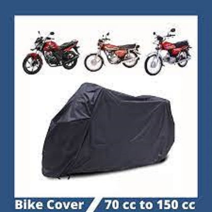 Full Size Scratch & Water Proof 70 / 125 / 150 cc Bike COVER Anti Scratch Waterproof & Dust Proof Top Parking Cover Broke