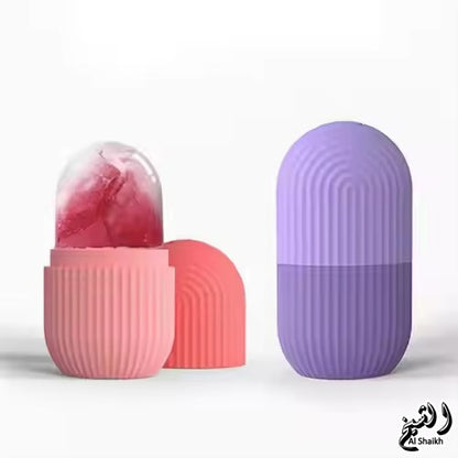 Silicone Ice Cube Roller Massager for Face - Ice Cube Roller Massager for Face - Eyes and Neck Naturally Conditioning and Skin Care - Reusable Massage Silicone Ice Mold
