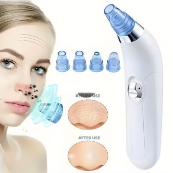 Derma Suction Facial SPA Blackhead Remover Machine – 4 in 1 Pore Cleaner & Acne Removal Suction Tool No Ratings