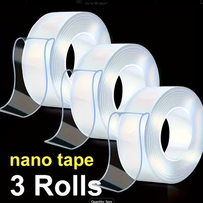 PACK OF 2 Washable Traceless Nano Adhesive Tape