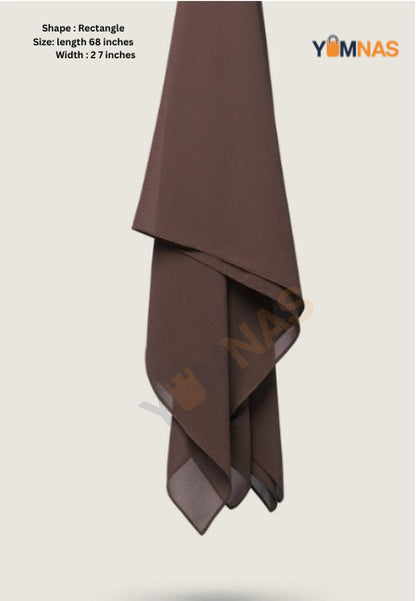 Hijab Set for Girls & Women – Premium Chiffon & Georgette Stoller Scarves | Lightweight, Breathable & Elegant Modest Fashion Hijabs for Daily & Party Wear