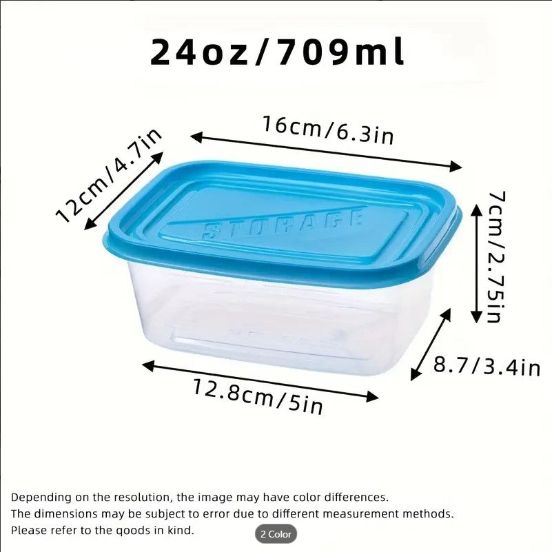 ( 7PC SET) IKEA STYLE FOOD CONTAINERS, THUMB LOCK FOOD CONTAINER, STACKABLE PLASTIC STORAGE BOXES