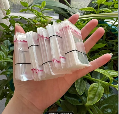 50 Pcs Mini Gift Bags Self-Sealing – Tiny Favor Pouches for Jewelry & Packaging | Adhesive Closure Bags for Wedding, Birthday, Party & Shipping