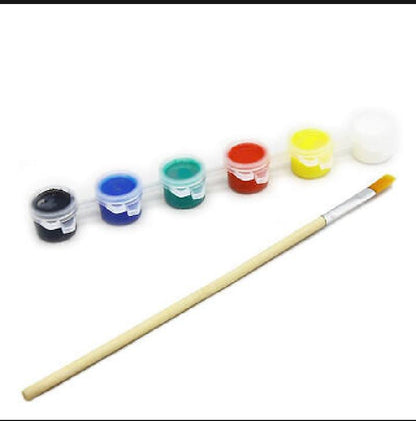 Kids Acrylic Paint Set with Brushes – Non-Toxic Art & Craft Painting Kit for Children