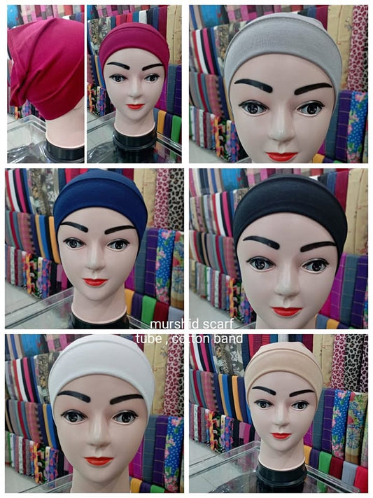 1 WHITE CAP Luxury Chiffon Hijab for Women & Girls – Lightweight, Elegant, Non-Slip Georgette Scarf | Free Gift Included