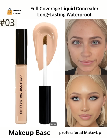 6-Color Matte Concealer – Waterproof, Long-Lasting, Lightweight & Oil-Control Formula