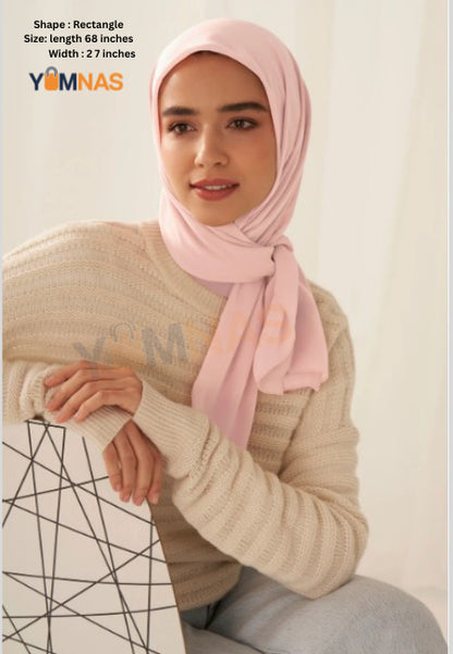 Hijab Set for Girls & Women – Premium Chiffon & Georgette Stoller Scarves | Lightweight, Breathable & Elegant Modest Fashion Hijabs for Daily & Party Wear