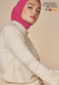 Hot Pink Luxury Chiffon Hijab for Women & Girls
