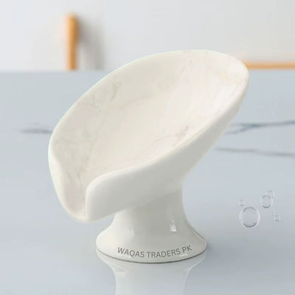 Newstyle Leaf Shape Soap Box Drain Soap Holder