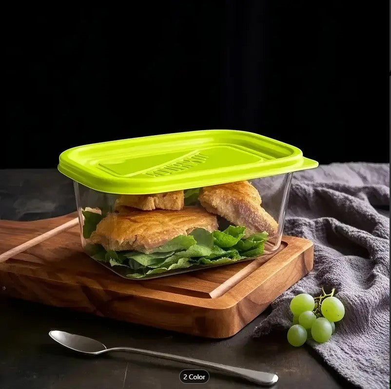 ( 7PC SET) IKEA STYLE FOOD CONTAINERS, THUMB LOCK FOOD CONTAINER, STACKABLE PLASTIC STORAGE BOXES
