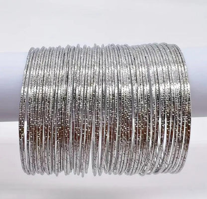 Lightweight and thin trending gold plated Bangles set prefect for daily and Party wear