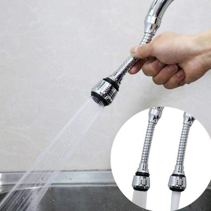 Turbo Flex 360 Flexible Faucet Sprayer Tap Mover Instant Hands Free Swivel Spray Hose Spray| Sink Basin Faucet