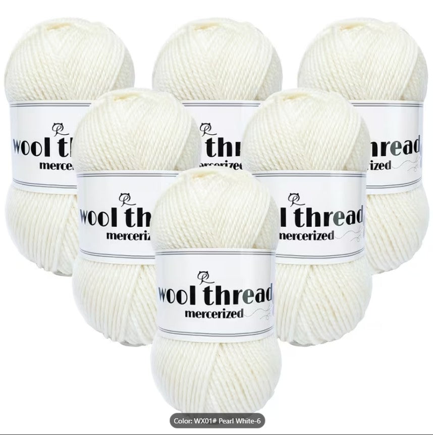 Premium Double Knit Wool Yarn - 4 Ply Soft Acrylic (80g) for Knitting & Crochet - Vista Brand