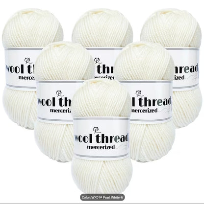 Premium Double Knit Wool Yarn - 4 Ply Soft Acrylic (80g) for Knitting & Crochet - Vista Brand
