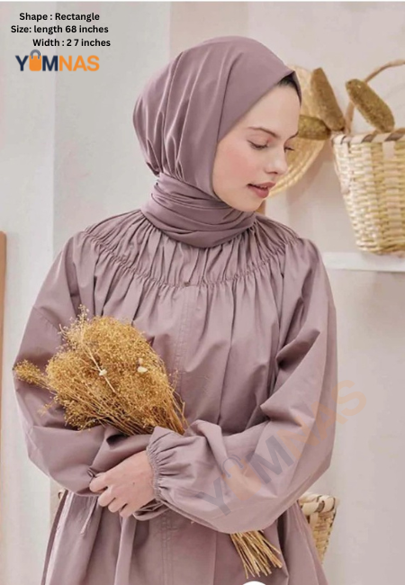 Dried Rose Luxury Chiffon Hijab for Women & Girls