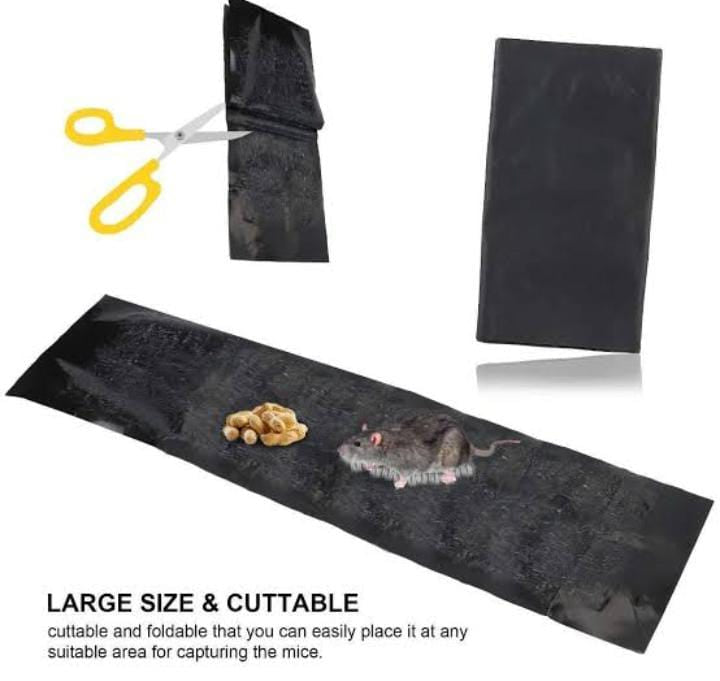 Extra-Large Rat Killer Glue Mat | Strong Mouse & Mice Trap Sheet | Sticky Insects Catcher | Cockroach & Snake Trap | Mouse Trap | Pest Control Glue Sheet | Rat Glue Mat | Mouse Killer Mat | Cockroach Killer | Non-Toxic Rat Trap Mouse Catcher