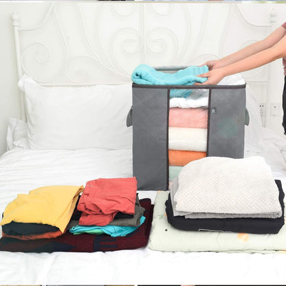 Pack of 3 Foldable Clothes Storage Bag