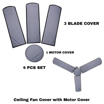 4 PCS set Waterproof & Dustproof Ceiling Fan Covers