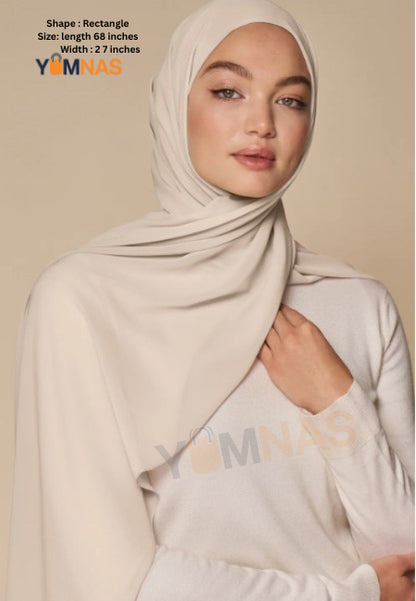 Hijab Set for Girls & Women – Premium Chiffon & Georgette Stoller Scarves | Lightweight, Breathable & Elegant Modest Fashion Hijabs for Daily & Party Wear