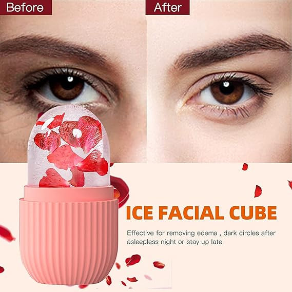 Silicone Cube Facial Ice Roller