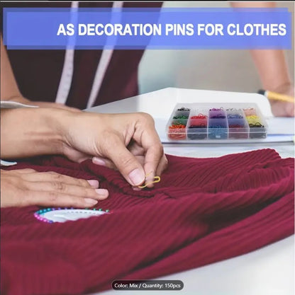 Colorful Coilless Safety Bulb Pins