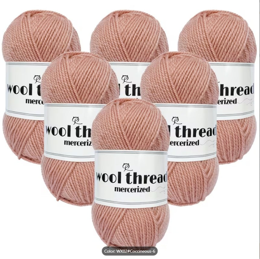 Premium Double Knit Wool Yarn - 4 Ply Soft Acrylic (80g) for Knitting & Crochet - Vista Brand