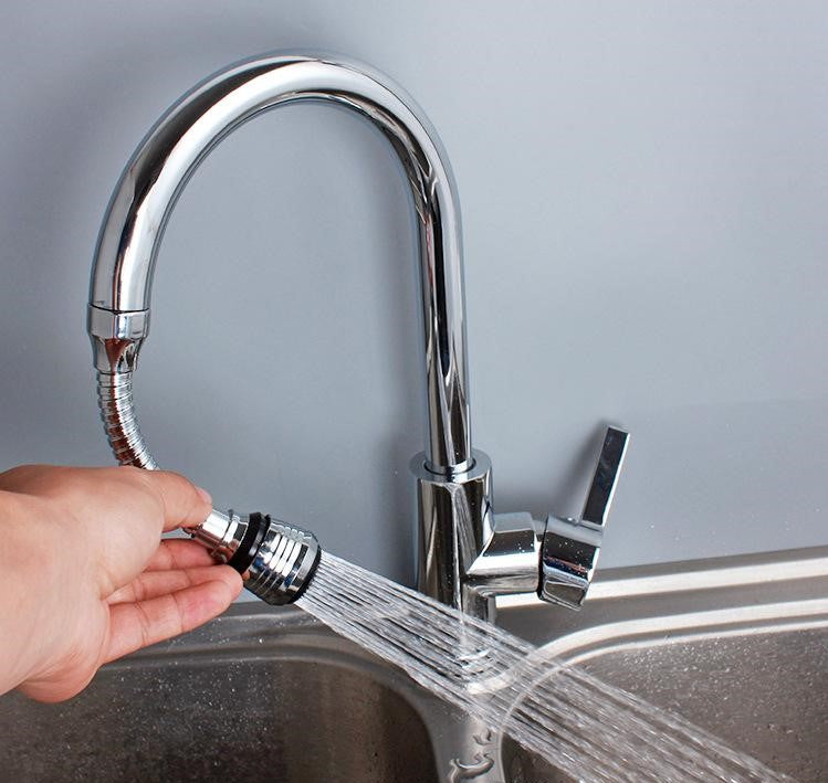 Turbo Flex 360 Flexible Faucet Sprayer Tap Mover Instant Hands Free Swivel Spray Hose Spray| Sink Basin Faucet