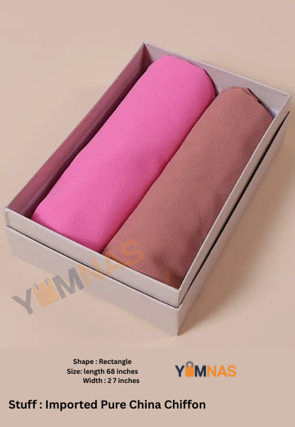 Hijab Set for Girls & Women – Premium Chiffon & Georgette Stoller Scarves | Lightweight, Breathable & Elegant Modest Fashion Hijabs for Daily & Party Wear