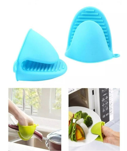 Best quality Pair of Silicon pot holder Gloves Silicone Heat Resistant Gloves hot pot holders Non Stick Anti-slip Pot Bowel Holder Baking Oven Mitts best Kitchen tool