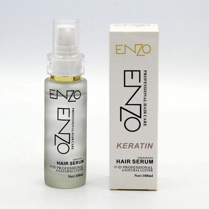 Enzo Keratin Hair Serum 100ml – Professional Hair Care Serum for Smooth, Shiny & Frizz-Free Hair | Repair & Nourish Formula