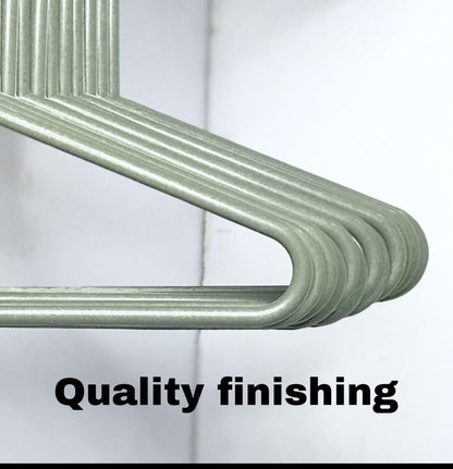 Pack of 12 Hangers - Good Quality Plastic Gray Hangers for Clothes