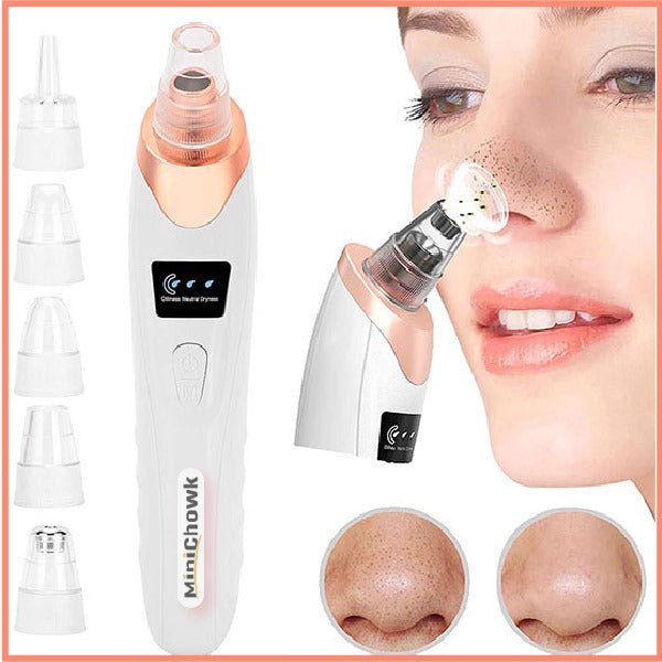 5-in-1 Blackhead Remover Vacuum – Electric Pore Cleaner & Acne Extractor for Deep Facial Cleansing
